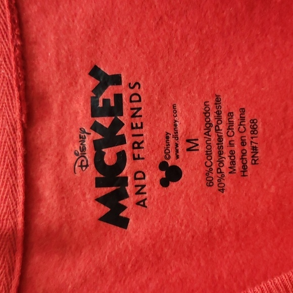 Disney Mickey & Friends Mickey, Donald & Goofy NWOT Cropped Holiday Sweatshi… - Picture 3 of 6